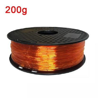 Flexible TPU Filament 1.75mm – 200g Translucent Glow-in-the-Dark 95A for FDM 3D Printers