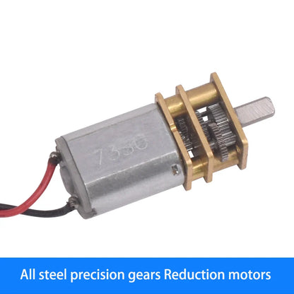 N20 Micro Gear Reduction Motor – DC 3V–12V Pure Steel Gears High Torque for Robotics / DIY / Smart Home