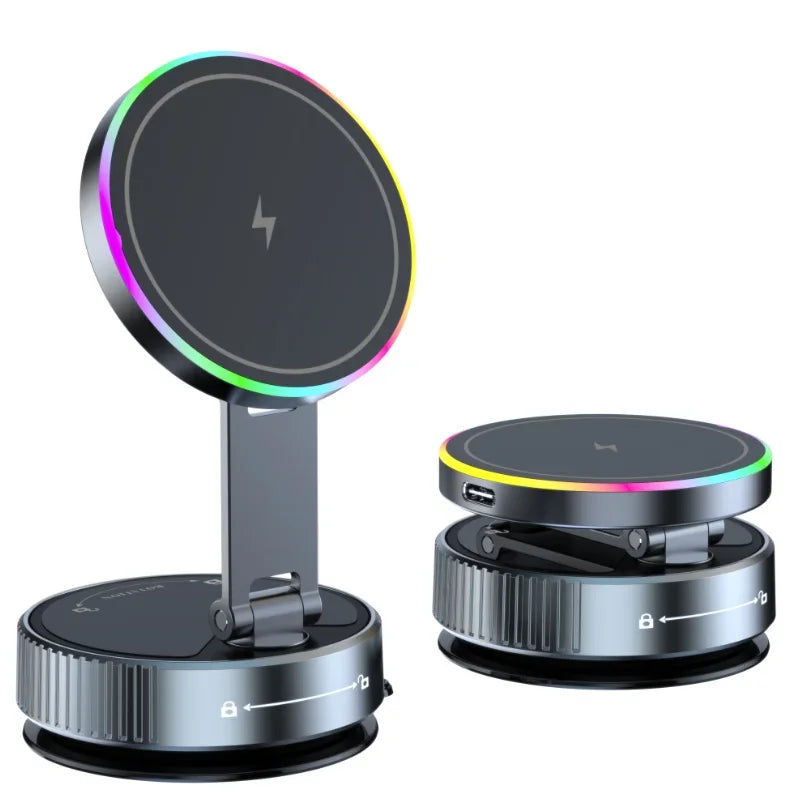 Magnetic Phone Mount with Wireless Charging