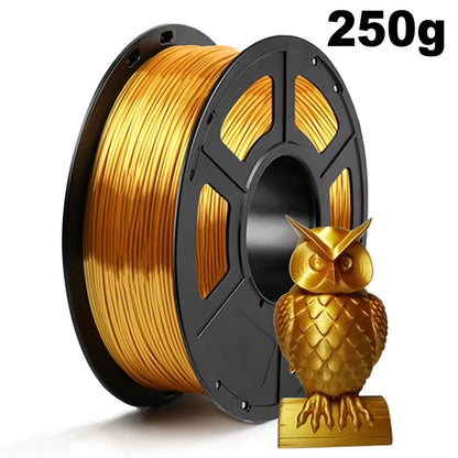 Silk PLA Filament – 1.75mm Shiny Metallic Finish 3D Printer Filament