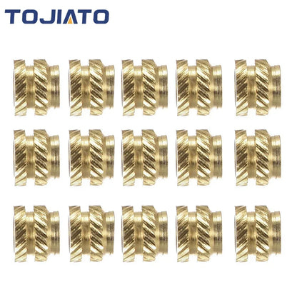 Brass Heat Set Insert Kit – M2 / M3 / M4 Threaded Inserts for 3D Printed Parts