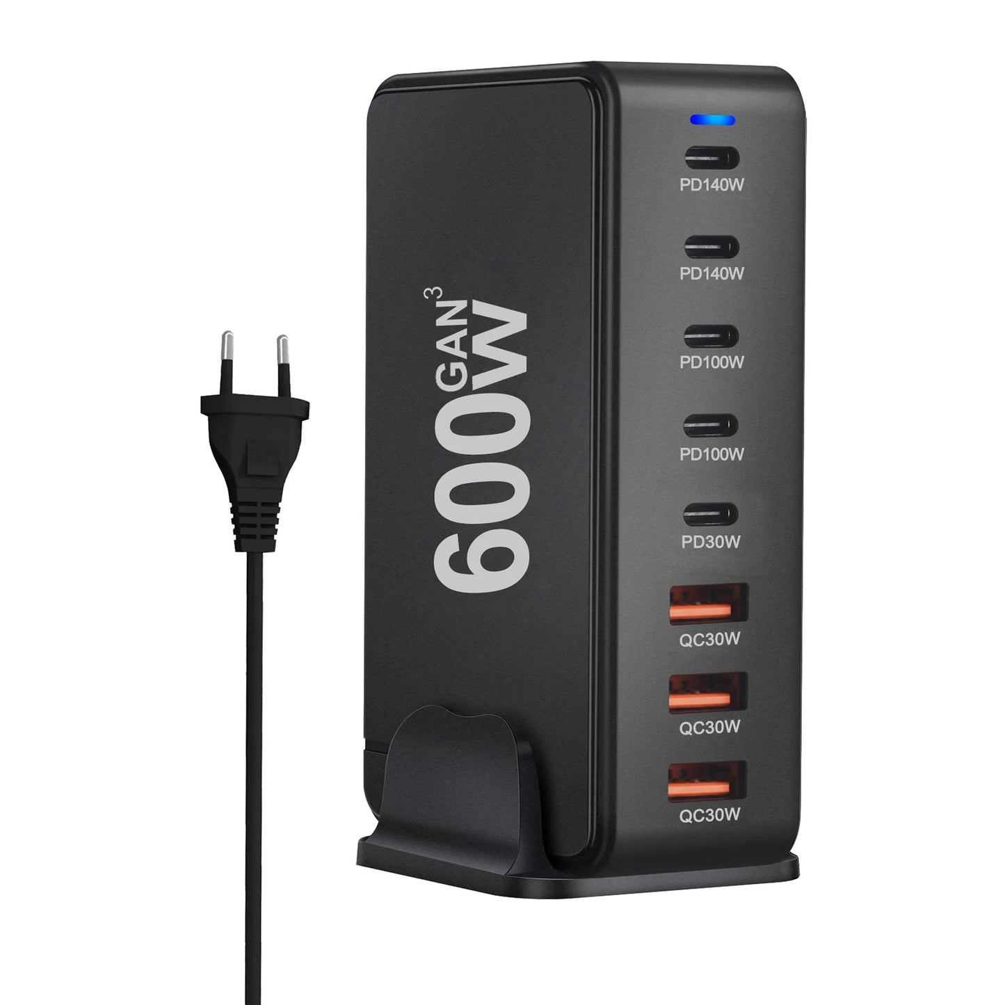 600W Multi-Port GaN Charger