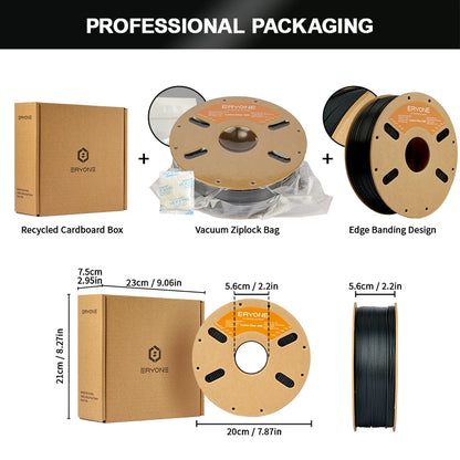 Eryone ABS-CF Carbon Fiber Filament 1.75mm – 1kg High-Stiffness Engineering Filament