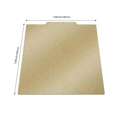 PEI Build Plate 180x180mm – Double-Sided Textured Spring Steel Sheet for Kingroon KP3 / KP3S