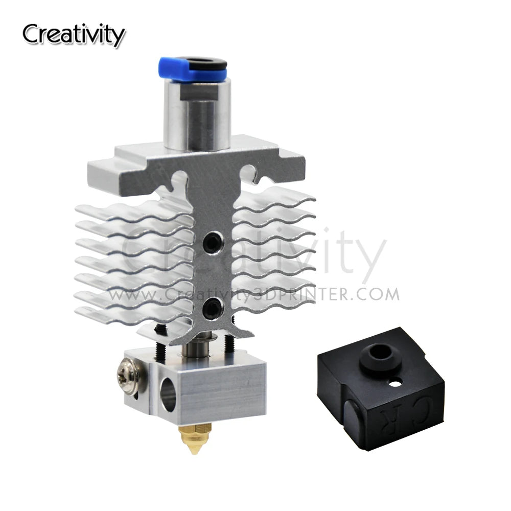 Creality Ender 3 V2 Neo / Max Neo Assembled Hotend Kit – Heatsink, Heat Block, Throat & Silicone Sock