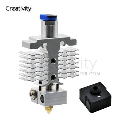 Creality Ender 3 V2 Neo / Max Neo Assembled Hotend Kit – Heatsink, Heat Block, Throat & Silicone Sock