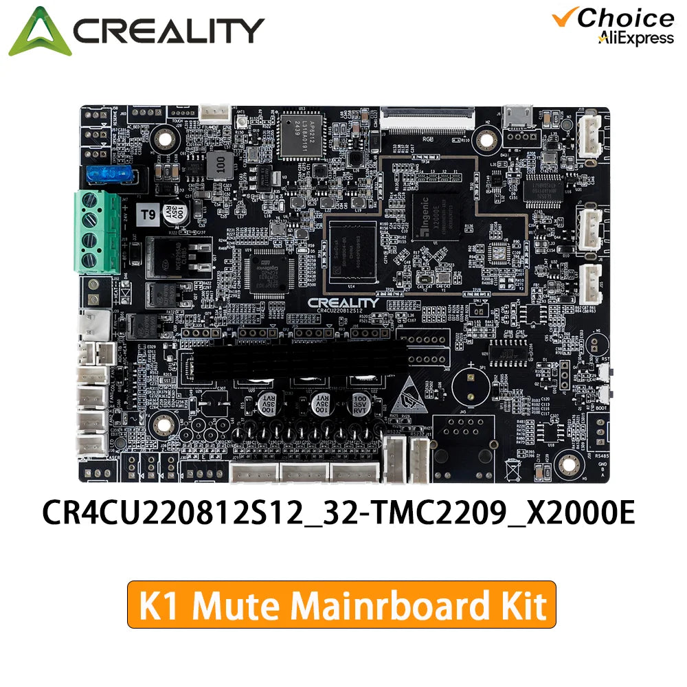 Creality K1 / K1 Max Motherboard – Upgraded Silent 32-Bit TMC2209 Mainboard