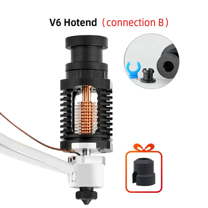 E3D V6 Hotend Upgrade Kit – Ceramic Heating Core, Bimetal Heatbreak & Hardened Steel Nozzle for CR-10 / Voron / Ender 3
