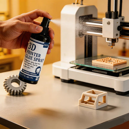 3D Printer Bed Adhesive – Strong First Layer Grip for Glass & PEI, No Warp, Easy Release