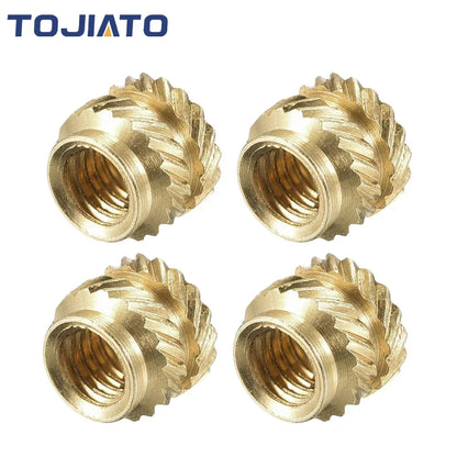 Brass Heat Set Insert Kit – M2 / M3 / M4 Threaded Inserts for 3D Printed Parts