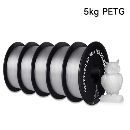 Geeetech PETG Filament 1.75mm – 5kg Vacuum Packed Colorful Spool for FDM 3D Printers