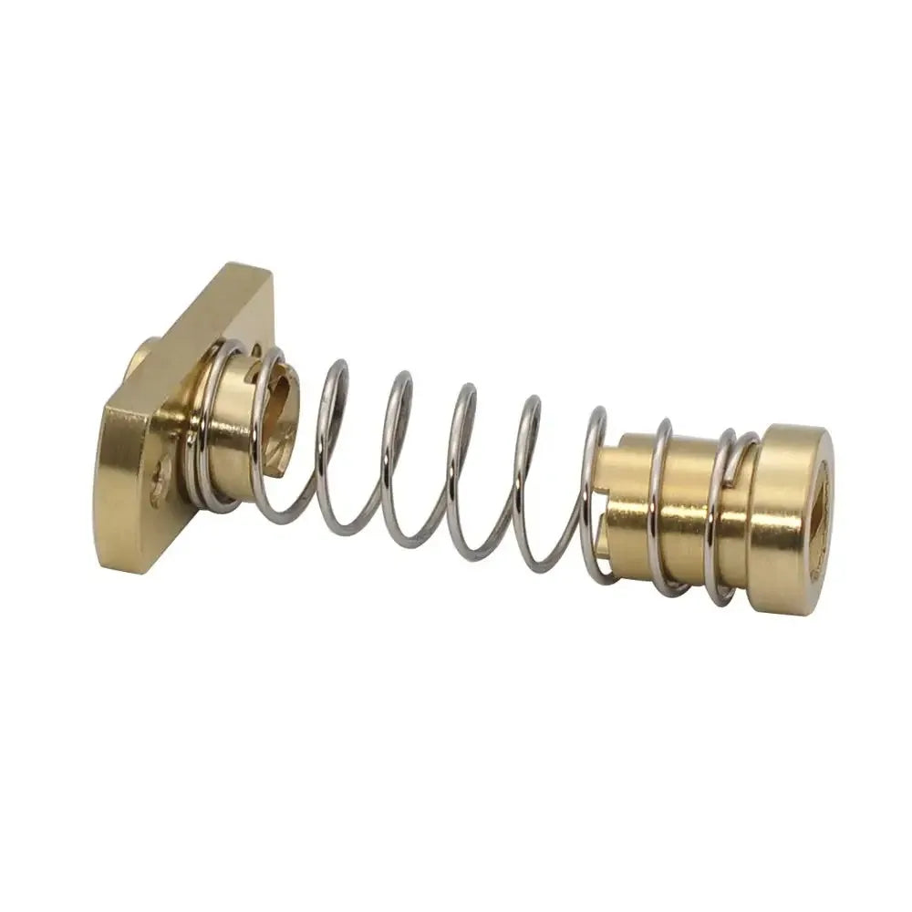 Z-Axis T8 Anti-Backlash Spring Nut – Brass Elimination Gap Nut for Ender 3 / CR-10 / Tornado 8mm