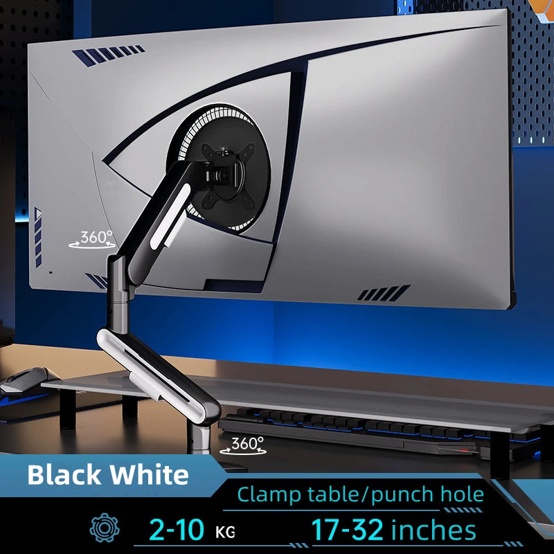Adjustable Single Monitor Arm 13-32"