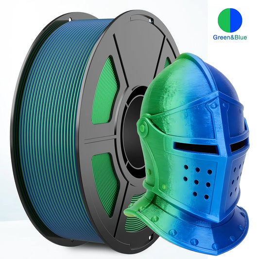 Dual Color PLA Filament – 1.75mm 250g Gradient Two-Tone Spool