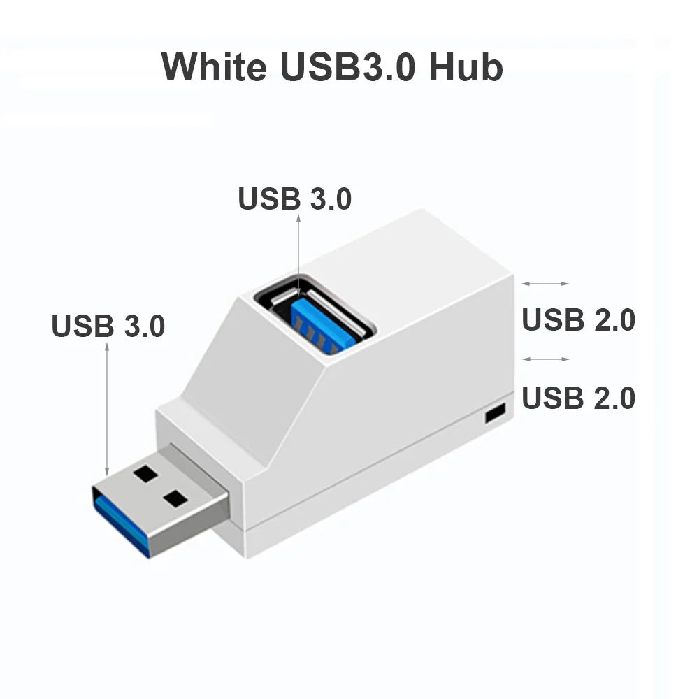3-Port USB Hub