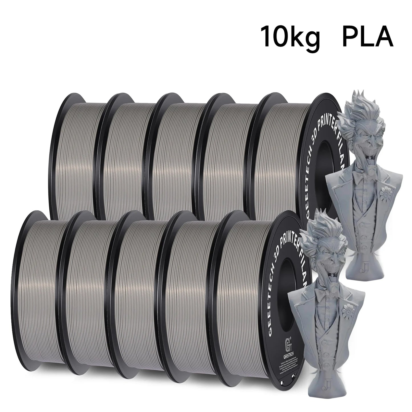 PLA Filament 1.75mm 10pcs