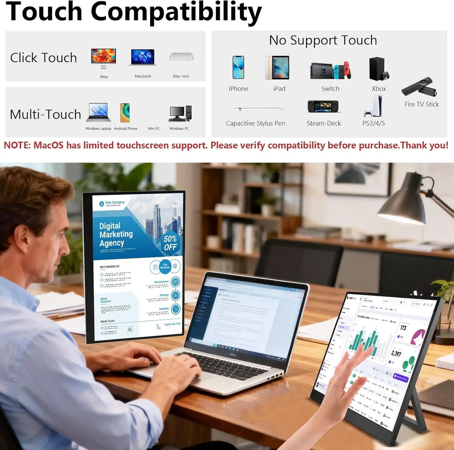 16" Portable Monitor