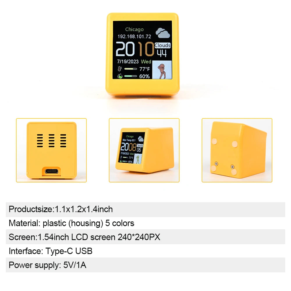 WiFi Smart Weather Clock