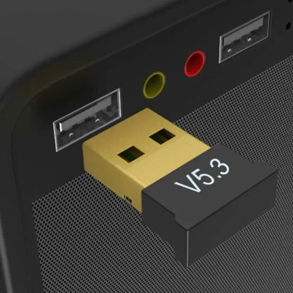 USB Bluetooth 5.3 Adapter – Wireless Transmitter & Receiver Dongle for PC / Laptop
