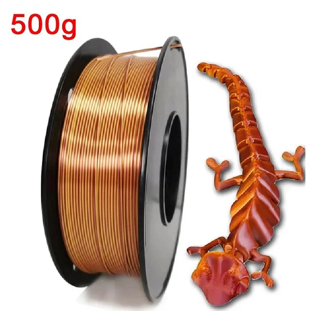 EasyThreed Dual Color Silk PLA Filament 1.75mm – 1kg Multicolor for FDM 3D Printers
