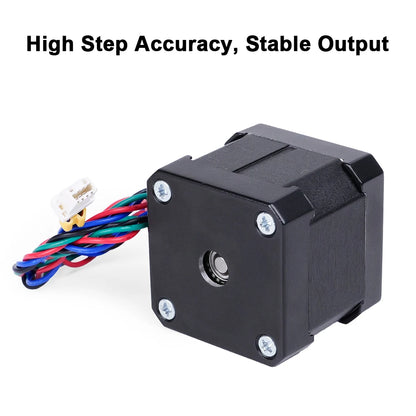 Nema17 Stepper Motor 0.9° – 0.35Nm 1.68A with MOLEX Connector for 3D Printers