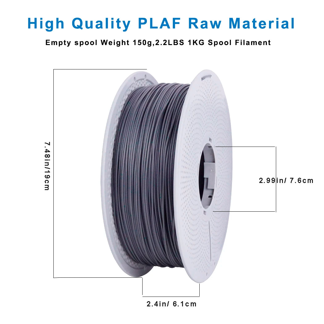 PLA Cement Color Filament 1.75mm – 1kg AMS Compatible High-Speed Tangle-Free Spool