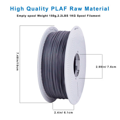 PLA Cement Color Filament 1.75mm – 1kg AMS Compatible High-Speed Tangle-Free Spool