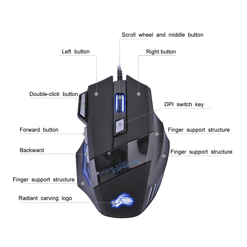 5500 DPI Gaming Mouse