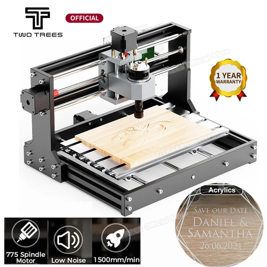 TTC3018 CNC Router & Laser Engraver – Desktop 3-Axis Milling Machine
