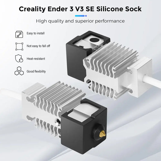 Creality Ender 3 V3 SE Silicone Sock – 5-Pack Hotend Cover for Ender 3 V3 SE / Ender 5 S1 / Ender 7