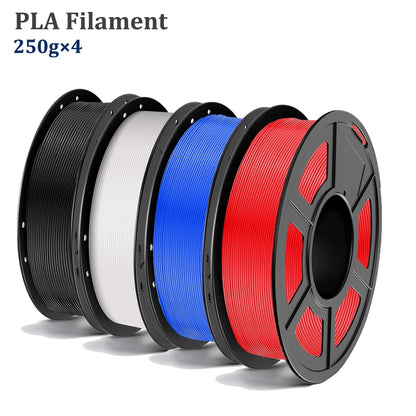 PLA Filament 1.75mm – 250g / 500g Black / White / Blue / Red for FDM 3D Printers