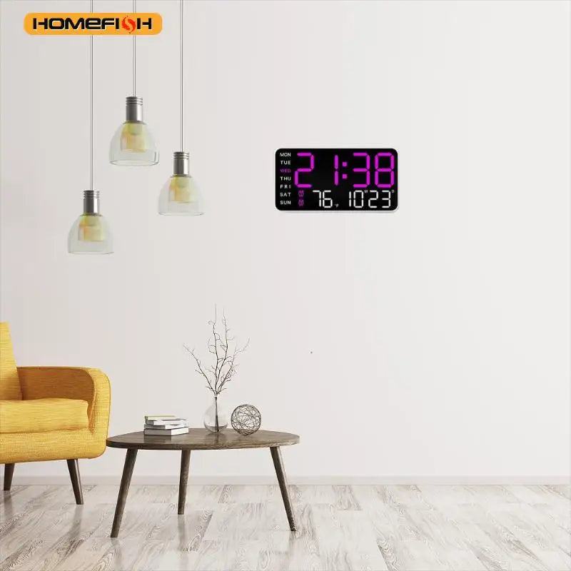 Large Digital Wall Clock