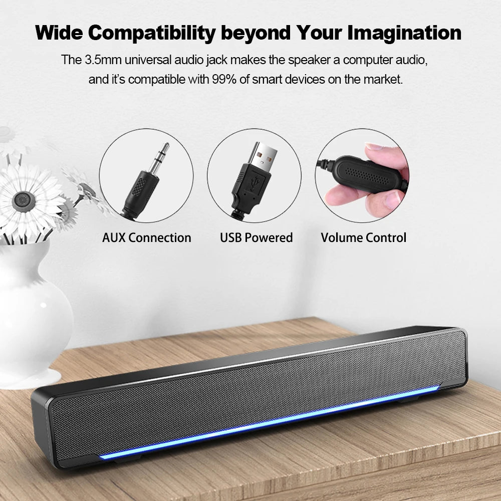 Bluetooth 5.0 Soundbar Speaker