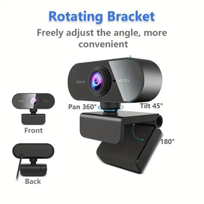 1080p USB Webcam – Full HD Web Camera for PC, OctoPrint & Video Calls