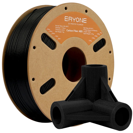 Eryone ABS-CF Carbon Fiber Filament 1.75mm – 1kg High-Stiffness Engineering Filament