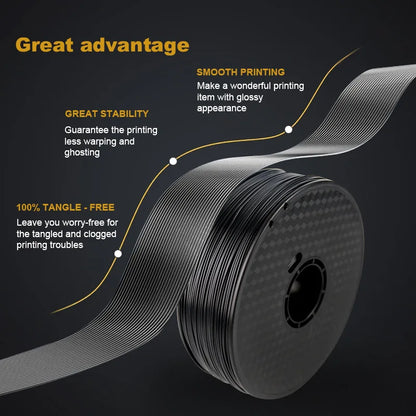 Black TPU Flexible Filament 1.75mm – 100g / 250g Soft 95A for FDM 3D Printers
