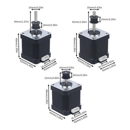 Creality K1 Max XYZ Axis Stepper Motors – High Precision Replacement with Small Gears
