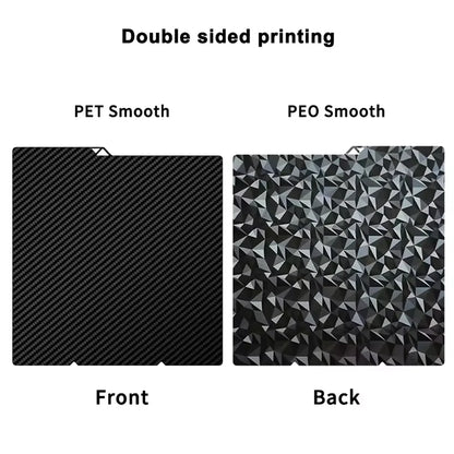 Anycubic Kobra X Build Plate – Double-Sided PET / PEO / PEY Flexible Steel Sheet 264x274mm