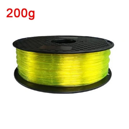 Flexible TPU Filament 1.75mm – 200g Translucent Glow-in-the-Dark 95A for FDM 3D Printers
