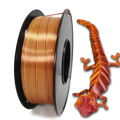 EasyThreed Dual Color Silk PLA Filament 1.75mm – 1kg Multicolor for FDM 3D Printers