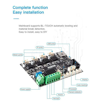 Creality Ender 3 Silent Mainboard – 32-Bit V4.2.7 TMC2225 STM32 Upgrade Motherboard