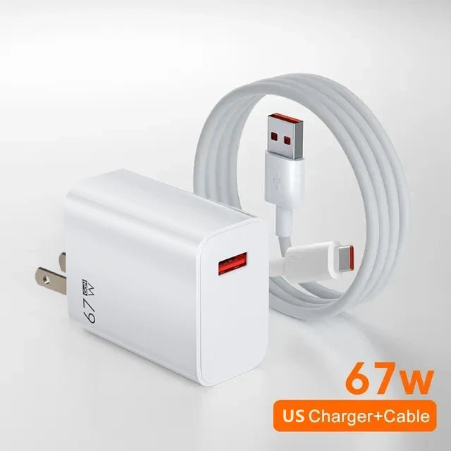 67W GaN Fast Wall Charger