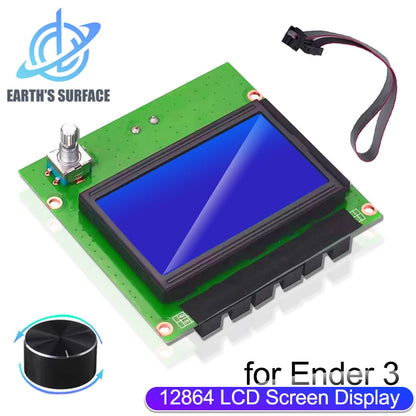 12864 LCD Display Screen – HD Control Panel for Creality Ender 3 3D Printer