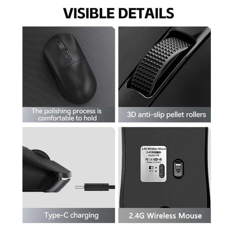 Rechargeable Wireless Gaming Mouse