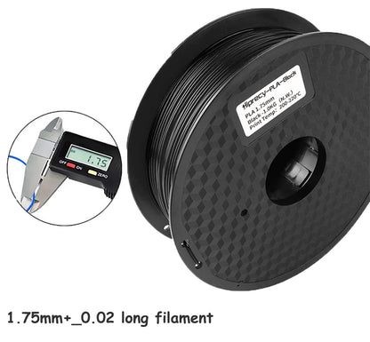PLA Filament 1.75mm – 250g / 500g / 1kg Fast Printing Speed ±0.02mm for FDM 3D Printers