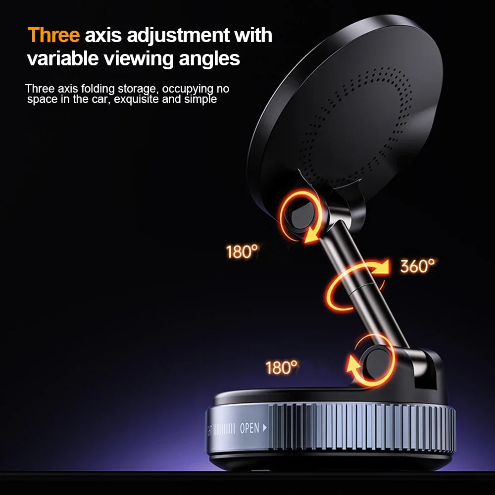 Magnetic Phone Mount with Wireless Charging