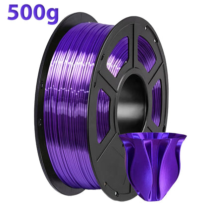 Silk PLA Filament – 1.75mm Shiny Metallic Finish 3D Printer Filament
