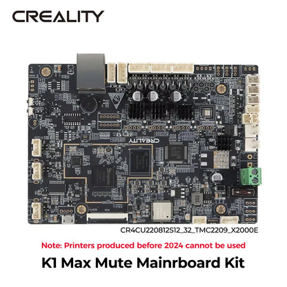 Creality K1 / K1 Max Silent Motherboard – 32-Bit CR4CU220812S12 TMC2209 X2000E Upgrade