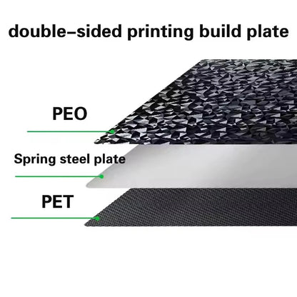 Bambu Lab H2D Build Plate – Double-Sided PEI / PEY / PET / PEO 325x355mm