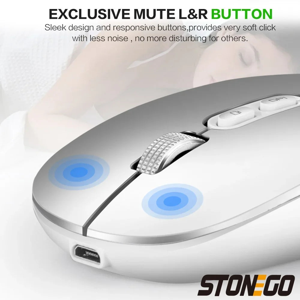 Silent Rechargeable Wireless Mouse